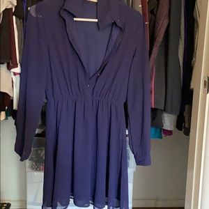 Tobi chiffon uptown shirt dress